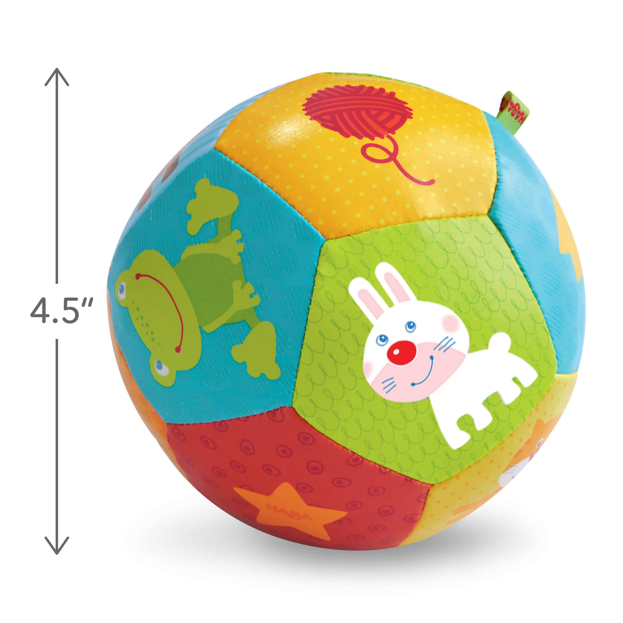 Animal Friends, 4 1/2" Soft Baby Ball