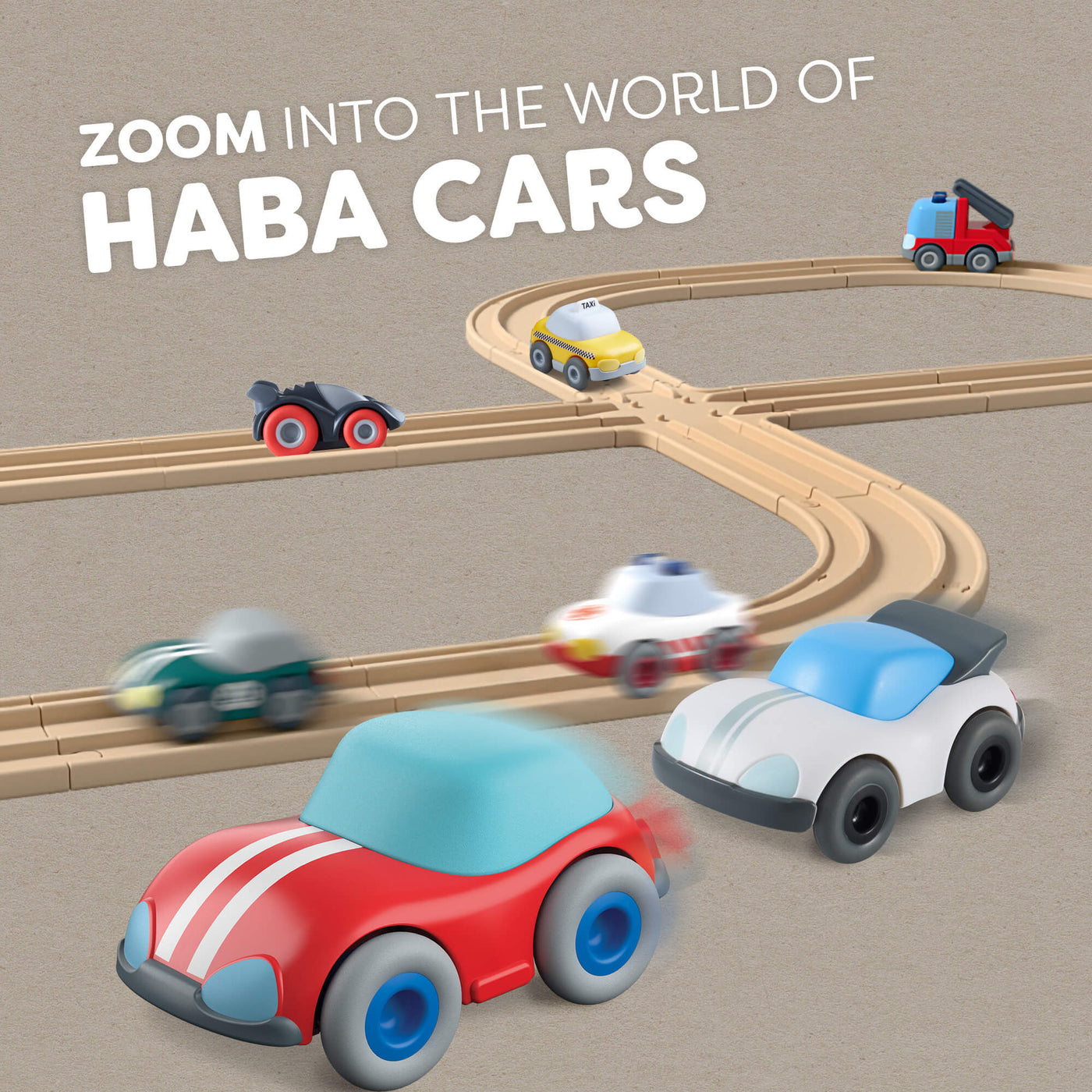 HABA Cars Yellow Pace Car with Momentum Motor – Recycled