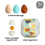 Creative Play – Wooden Eggs Play Food Set