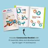 Kullerbu Colorful Curves - Build & Grow Ball Track Set