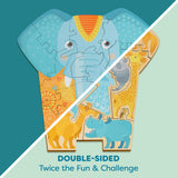 Elephant 2-in-1 Wooden Puzzle