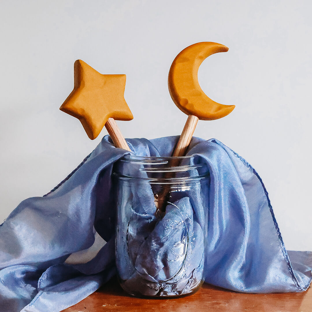 Wooden Moon Wand