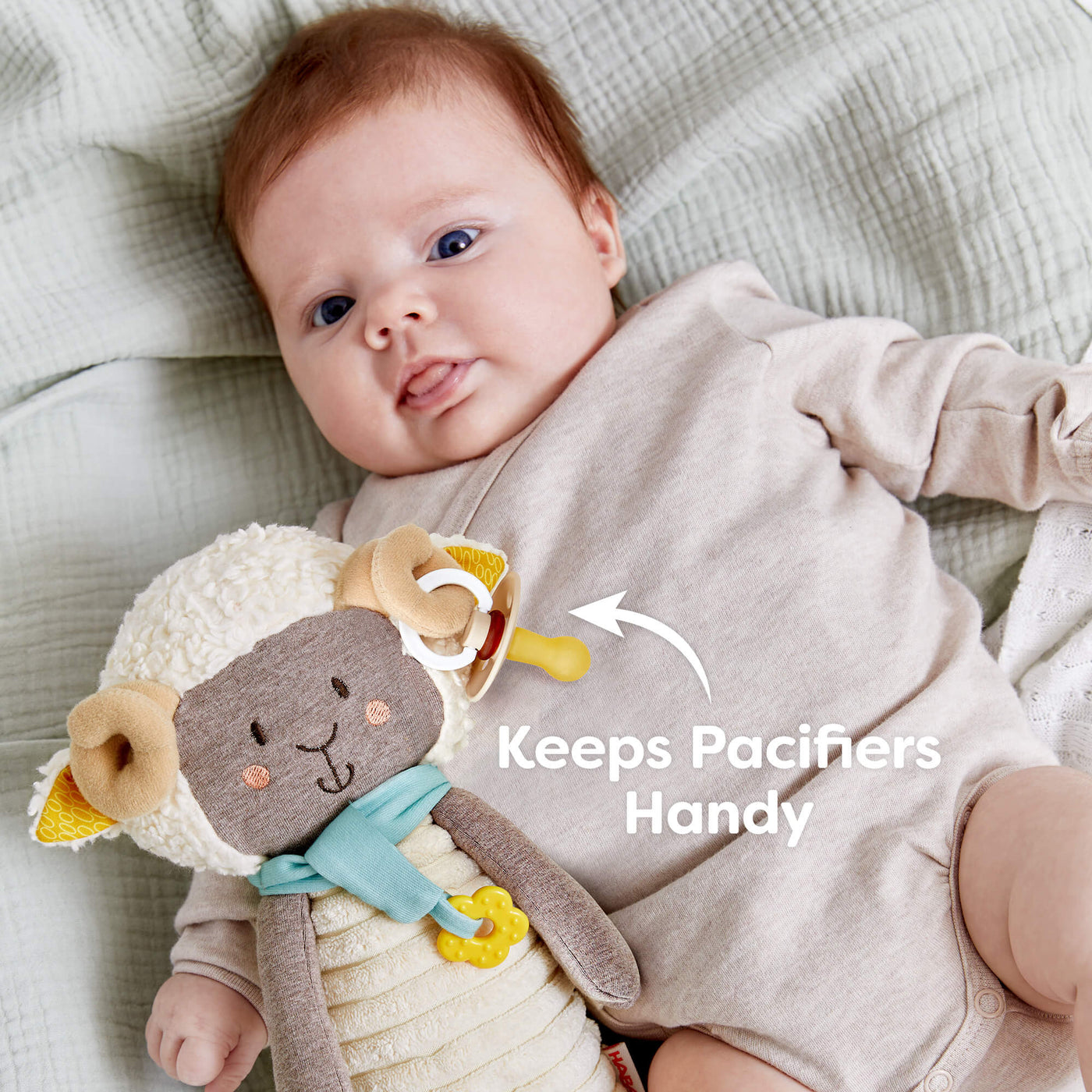 Woolbert the Ram Cuddly Baby Sensory Toy